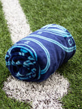 Manchester City FC Crest Throw Size Fleece Blanket (SUPER SOFT)