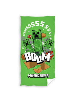 Minecraft Creeps Boom Towel
