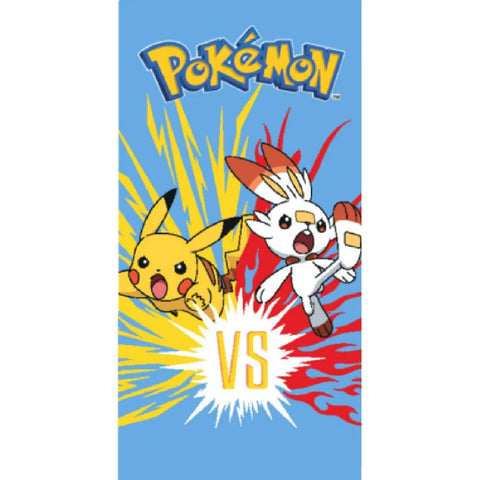 Pokemon Towel - Pikachu Vs Scorbunny Towel