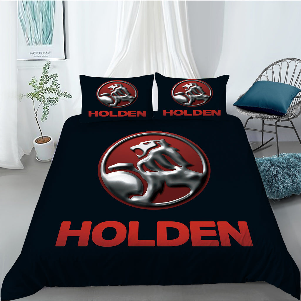 Holden Red Car Quilt Cover Set Kids Korna