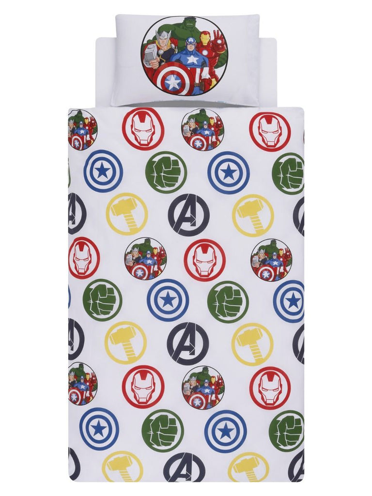 Marvel Avengers Cotton Single Quilt Cover Set Kids Korna