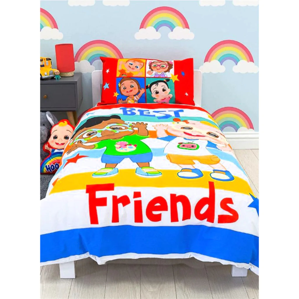 Toddler/ Junior/ Cot Quilt Cover Set Kids Korna