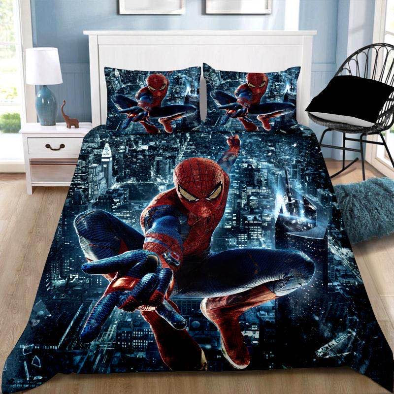 Spiderman Quilt Cover Set Kids Korna