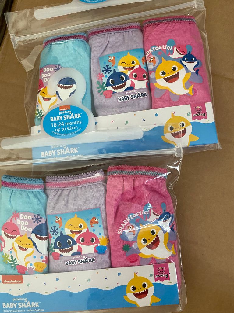 Baby Shark Girls' Toddler Underwear - Clearance - Woot