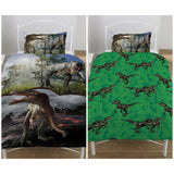 Dinosaur Jurassic Predators Single Quilt Cover Set