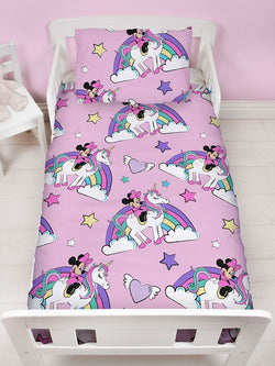 Minnie Mouse Believe - Toddler/ Junior/ Cot Quilt Cover Set