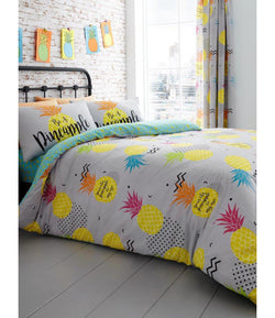 Pineapple Tropical Double to Queen Quilt Cover Set