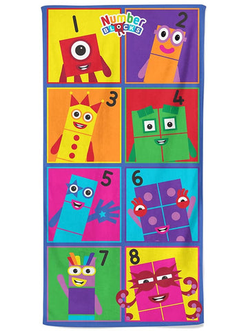 Number Blocks Towel