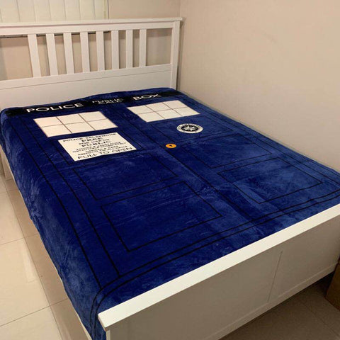 Dr Who Queen Faux Mink Blanket - All Season