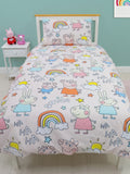 Peppa Pig Playful Single Quilt Cover Set