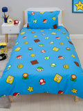 Nintendo Super Mario Splitter Reversible Single Quilt Cover Set