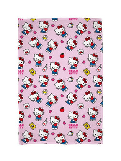 Hello Kitty Hello Throw Size Fleece Blanket (SUPER SOFT)