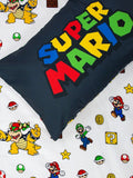 Nintendo Super Mario Blackened Single Quilt Cover Set POLYESTER