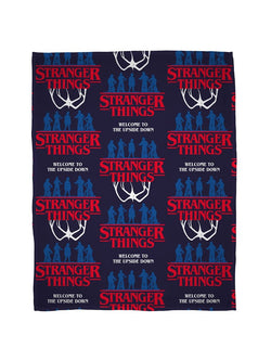 Stranger Things Throw Size Fleece Blanket (SUPER SOFT)