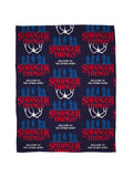 Stranger Things Throw Size Fleece Blanket (SUPER SOFT)