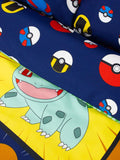 Pokemon Retro Double to Queen Quilt Cover Set - POLYESTER