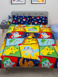 Pokemon Retro Double to Queen Quilt Cover Set - POLYESTER