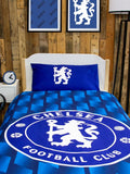 Chelsea FC Geometric "Reversible" Football Single Quilt Cover Set
