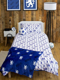 Chelsea FC Geometric "Reversible" Football Single Quilt Cover Set