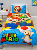 Nintendo Super Mario Splitter Reversible Single Quilt Cover Set