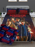 Stranger Things Flames Double to Queen Quilt Cover Set