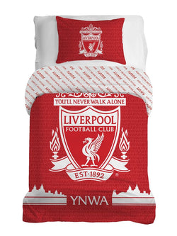 Liverpool FC Tone "Reversible" Football Single Quilt Cover Set
