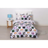 Minecraft Reversible Single Quilt Cover Set