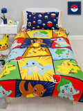 Pokemon Retro Single Quilt Cover Set POLYESTER