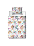 Paw Patrol Flowers Reversible - Toddler/ Junior/ Cot Quilt Cover Set
