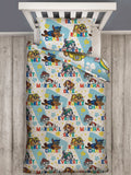 Paw Patrol Splodge Single Quilt Cover Set Polyester