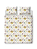 Nintendo Super Mario Blackened Double to Queen Quilt Cover Set - POLYESTER