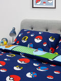 Pokemon Retro Double to Queen Quilt Cover Set - POLYESTER
