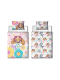Paw Patrol Flowers Reversible - Toddler/ Junior/ Cot Quilt Cover Set
