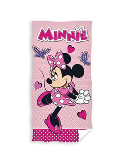 Minnie Mouse Pink Spotty Towel