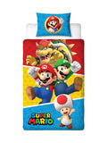 Nintendo Super Mario Splitter Reversible Single Quilt Cover Set