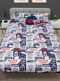 Stranger Things Flames Double to Queen Quilt Cover Set