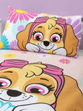 Paw Patrol Flowers Reversible - Toddler/ Junior/ Cot Quilt Cover Set