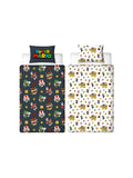 Nintendo Super Mario Blackened Single Quilt Cover Set POLYESTER