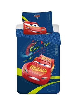Disney Cars McQueen Single Quilt Cover Set EURO CASE
