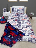 Stranger Things Flames Single Quilt Cover Set