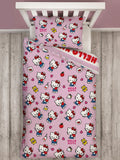 Hello Kitty Hello Reversible Single Quilt Cover Set