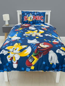 Sonic the Hedgehog Bounce Single Quilt Cover Set POLYESTER