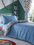 Bright Trucks Single Quilt Cover Set