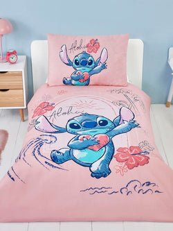 Lilo & Stitch Aloha Reversible - Toddler/ Junior/ Cot Quilt Cover Set