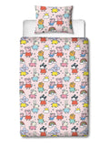 Peppa Pig Playful Single Quilt Cover Set Polyester