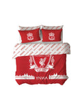 Liverpool FC Tone "Reversible" Football Double to Queen Quilt Cover Set