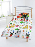 Bing Bunny Village "Reversible" Toddler/ Junior/ Cot Quilt Cover Set