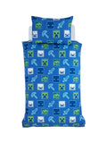 Minecraft Beware Of The Dark Single Quilt Cover Set