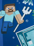 Minecraft Beware Of The Dark Single Quilt Cover Set