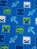 Minecraft Beware Of The Dark Single Quilt Cover Set